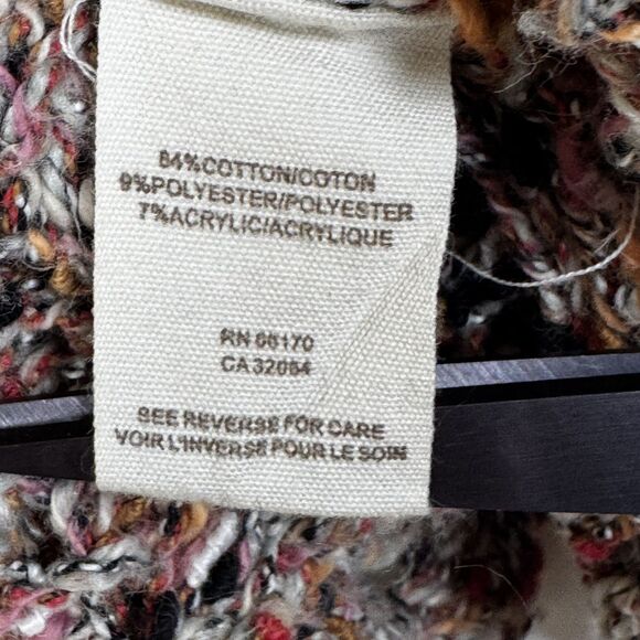 Free People Sweater Womens Small Boho Open Cardigan Button Knit Peplum - Picture 11 of 12